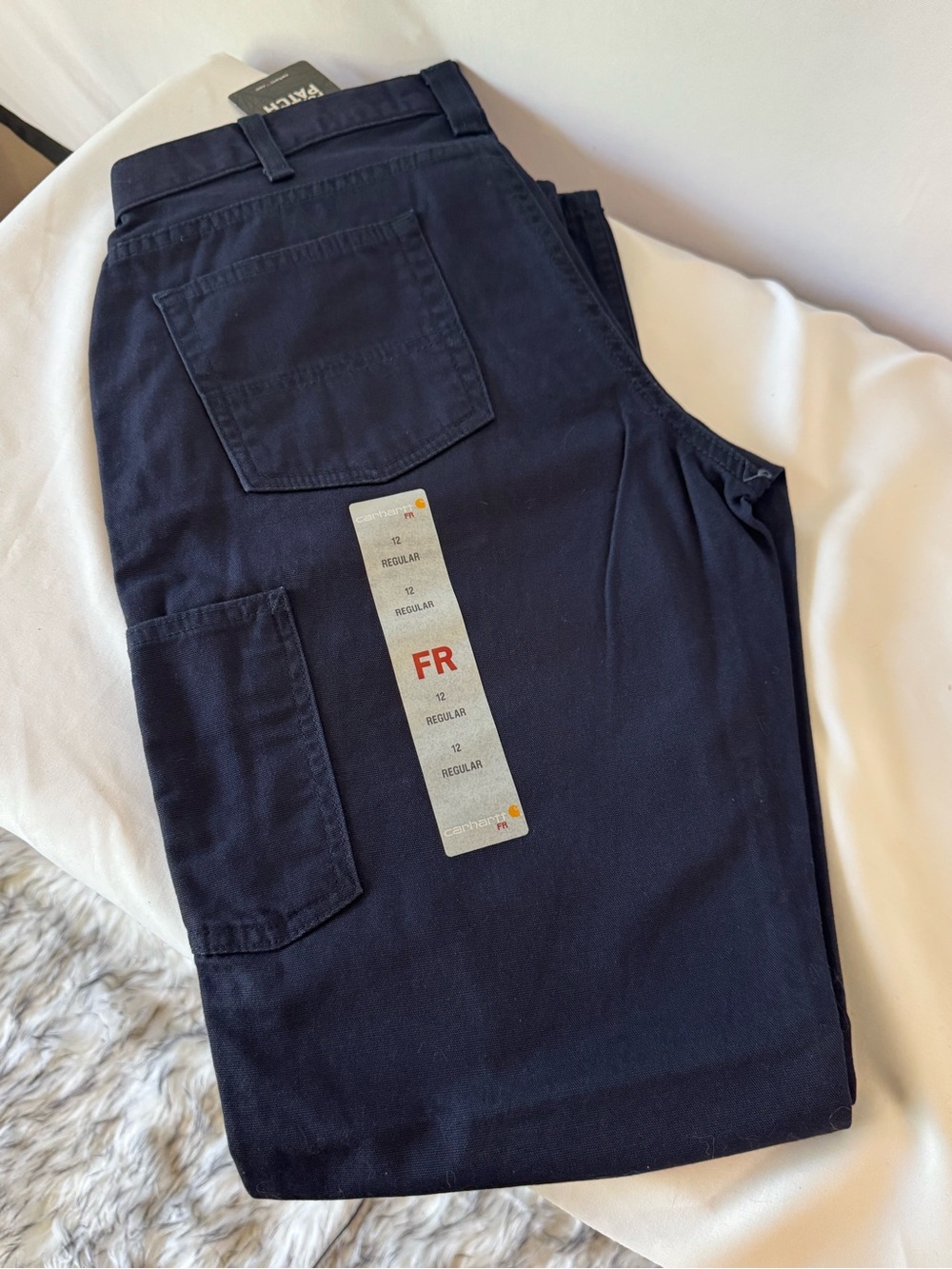 Carhartt FR WoMen's Dark Navy Cargo Pants size 12